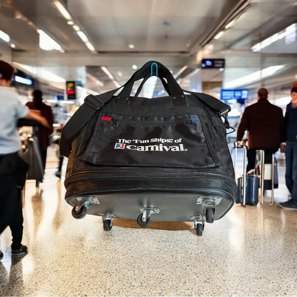 Expandable Carnival Cruise Travel, Airport Friendly, Handy 5 Wheel Flexible Bag!